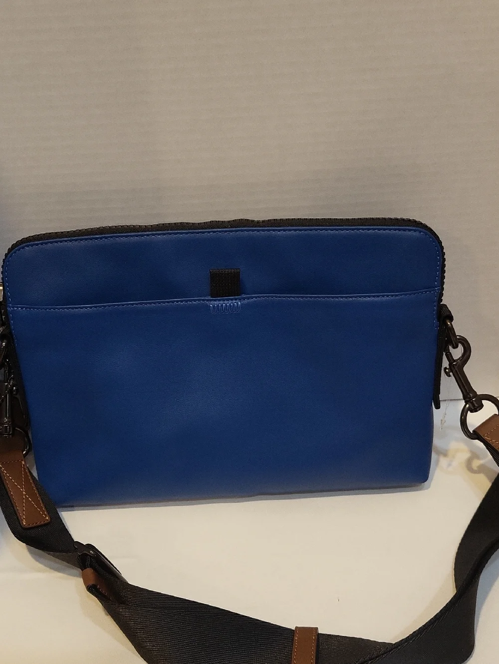 Authentic Coach Blue Pacer Modular Bag NWOT Multi Pocket Leather